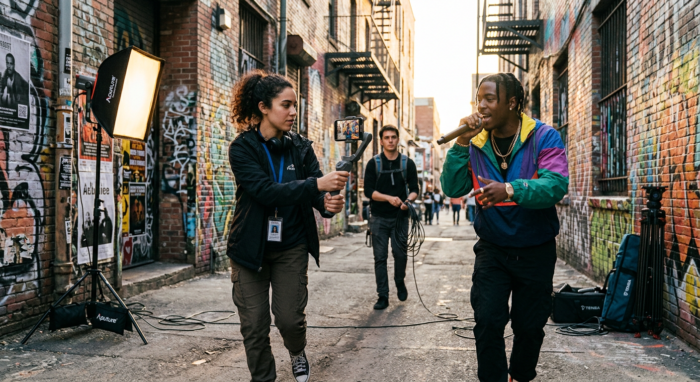 Comment faire un clip vidéo musique avec un petit budget en 2025