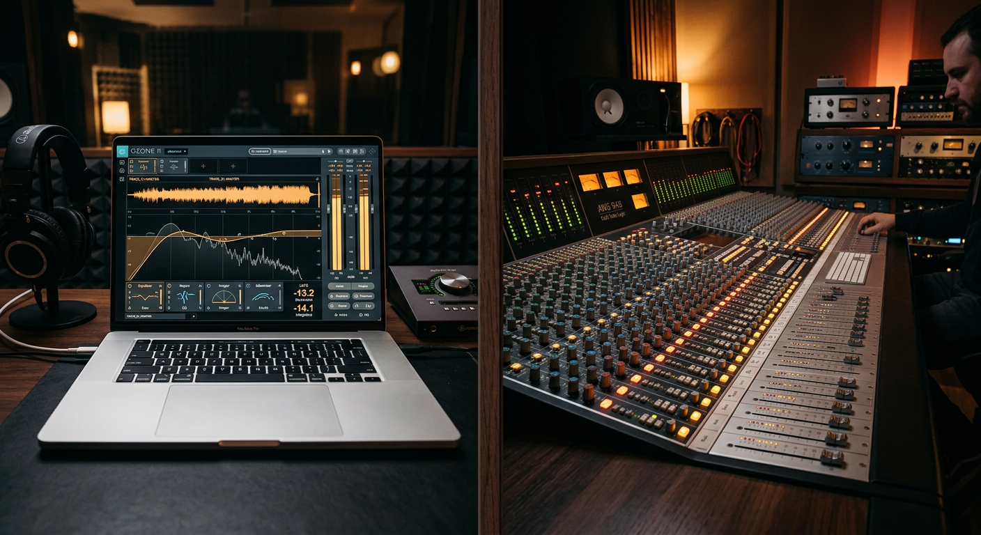 Mastering en ligne vs studio : comparatif prix et qualité en 2026