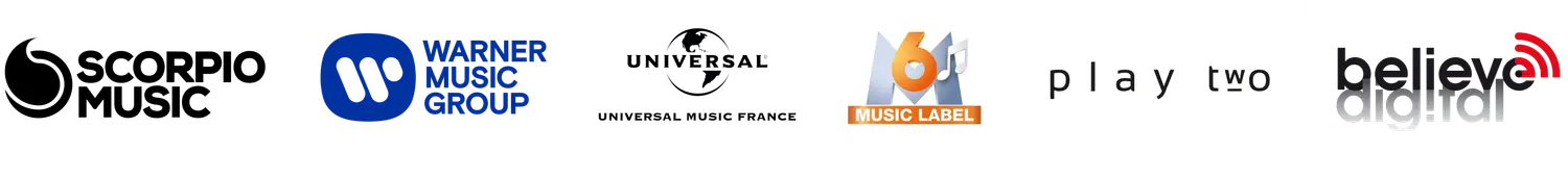 Muzisecur partner logos - independent labels and artists